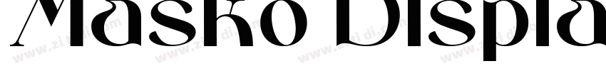 Masko Display Regula字体转换
